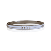 Bracelete Folhas e Trigo Banhado em Prata - Ravelle Luxe