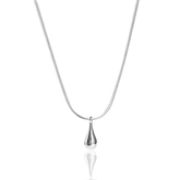 Colar Gota Longa Minimalista em Prata Esterlina 925 - Ravelle Luxe