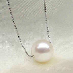 Colar de Pérola Real em Prata Esterlina 925 - Ravelle Luxe